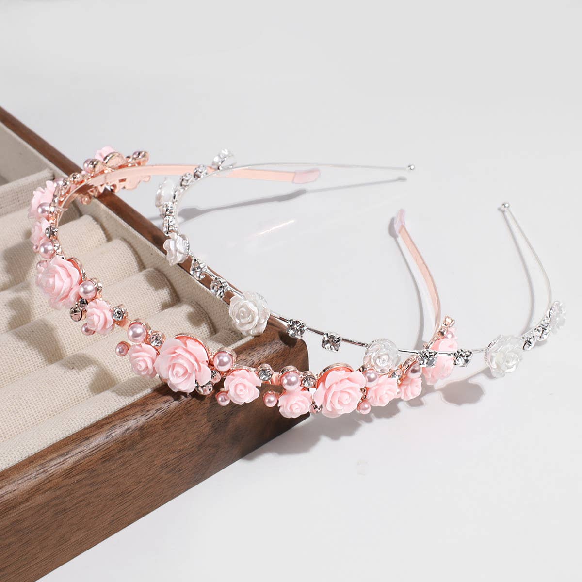 IMITATION PEARL RHINESTONE ROSE HEADBAND_CWAHA2196
