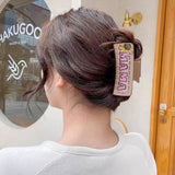 Western Cactus Sunflower Hair Claw Leather Clip_Cwasc1610