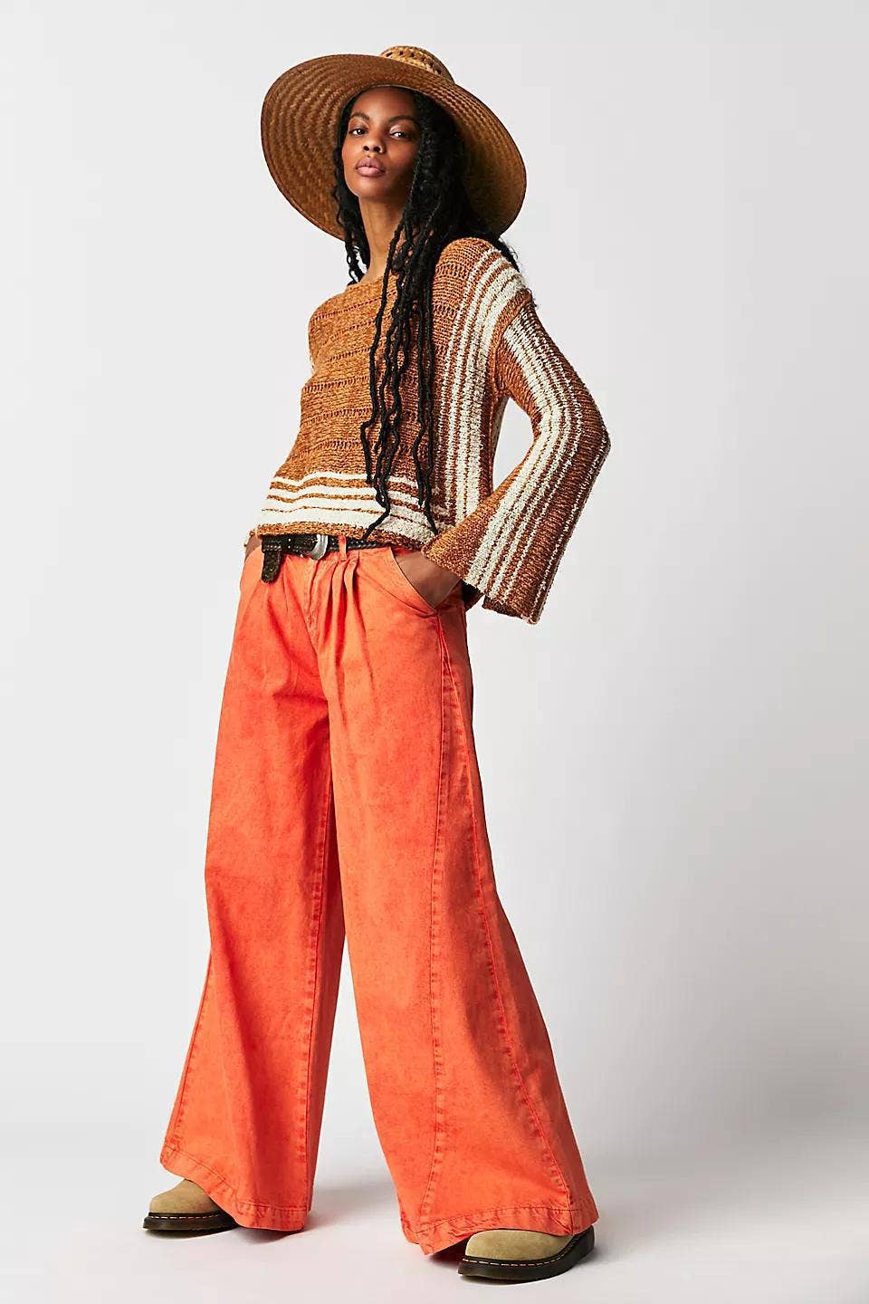 Street Style American Wide-Leg Baggy Casual Jeans