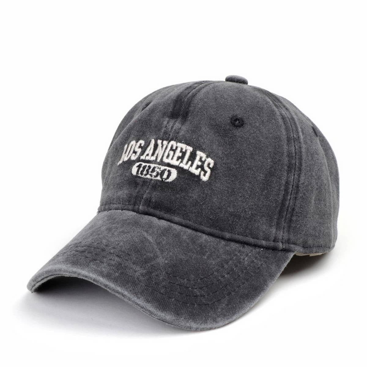 Vintage Washed Letter Embroidered Baseball Cap Cwah1536
