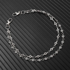 PERSONALIZED PUNK DARK DOUBLE LAYER TROUSER CHAIN_CWMM4892