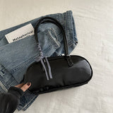 FASHION BUTTERFLY SIMPLE SOLID COLOR KNOT HANDBAG_CWAB3308