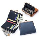 FASHION GENUINE LEATHER CLUTCH SHORT SIMPLE WALLET_CWAB3797