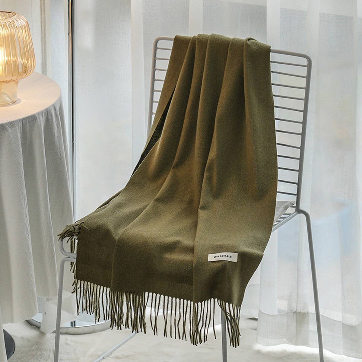 Winter Soft Macaron Scarf Shawl Wrap For Women_Cwasc1501