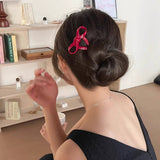 TEMPERAMENT BOW U SHAPED HAIRPIN_CWAHA2691