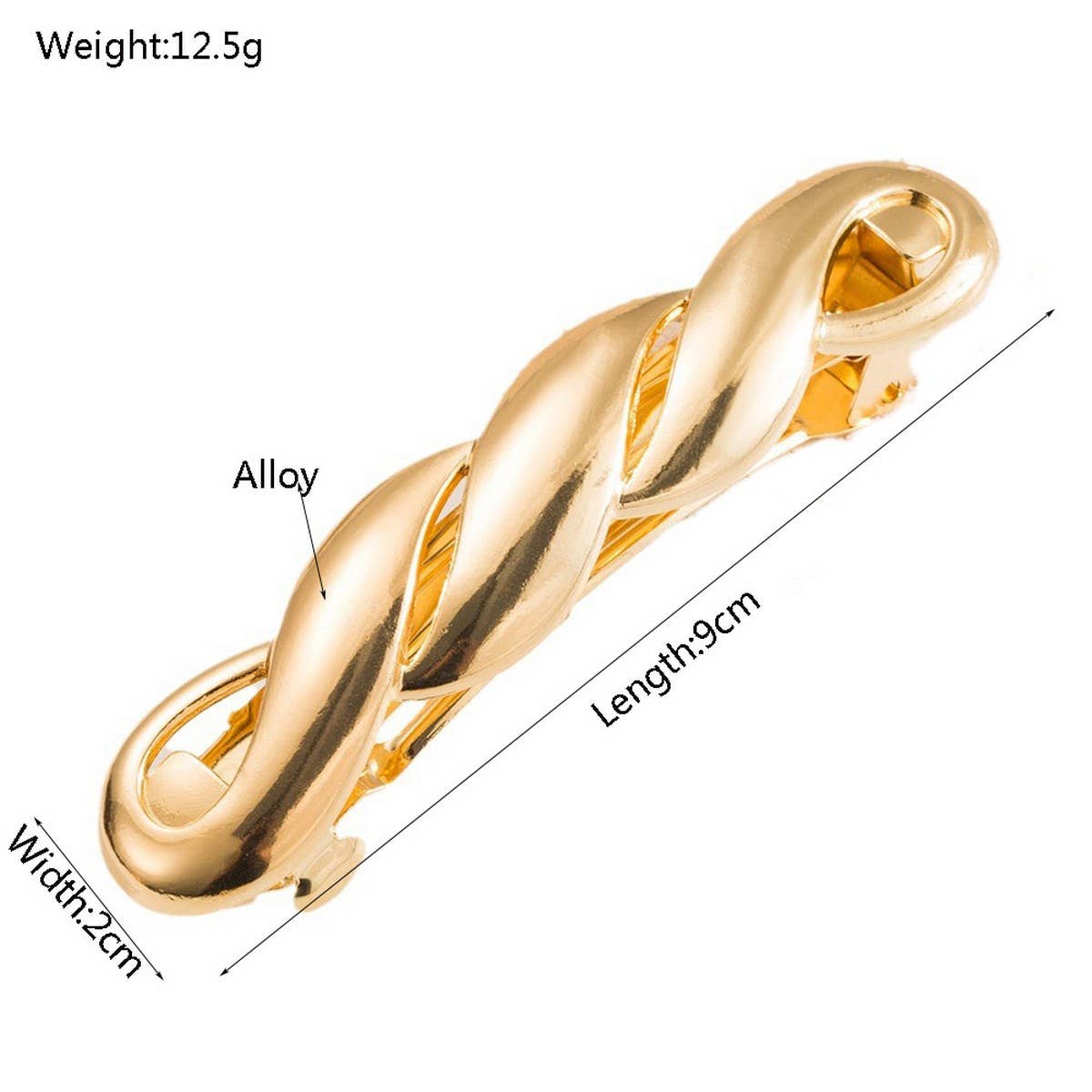 ELEGANT TWIST BOW SPRING ELASTIC PONYTAIL HAIR TIE_CWAHA6210