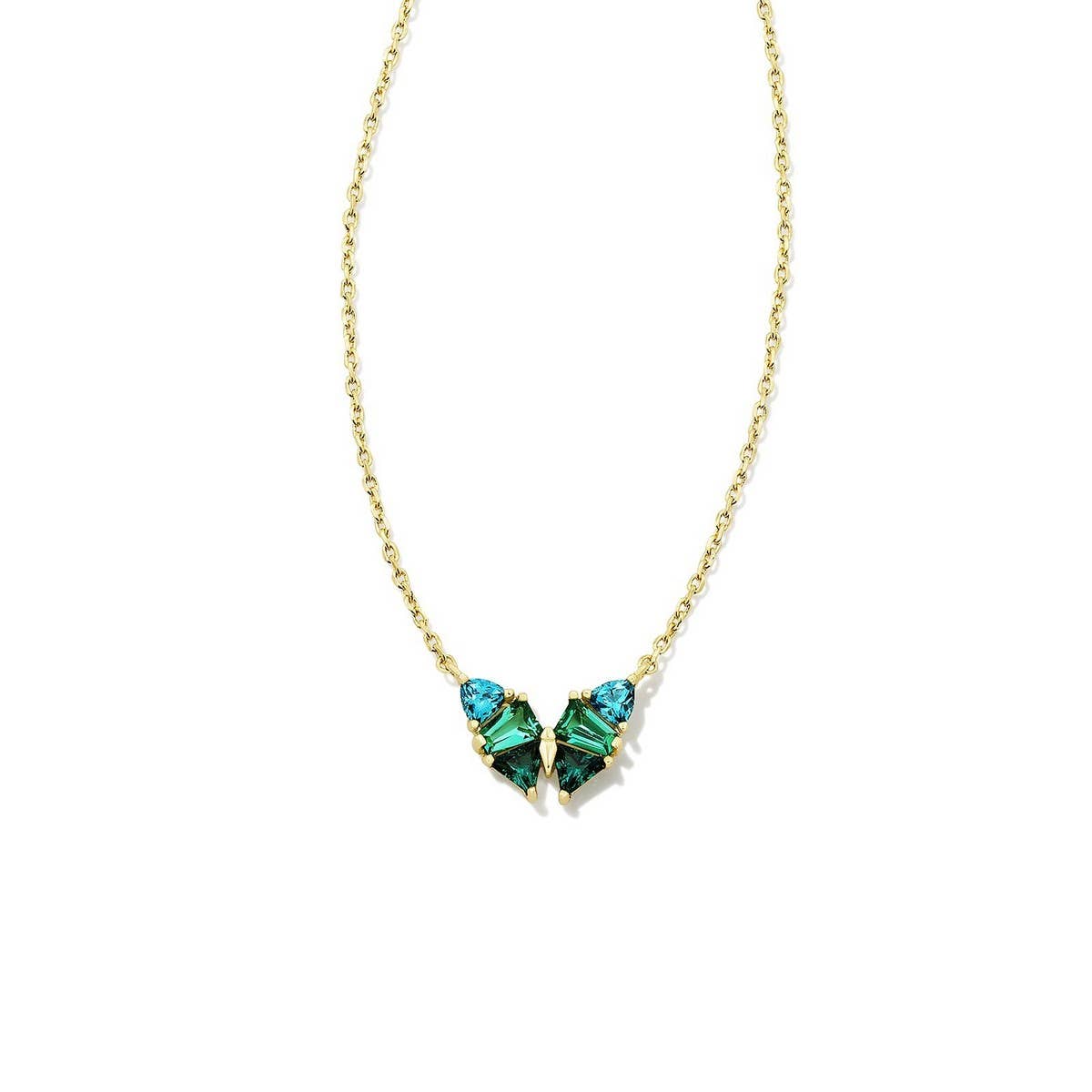 BUTTERFLY TEMPERAMENT VERSATILE ZIRCON NECKLACE_CWMM3752