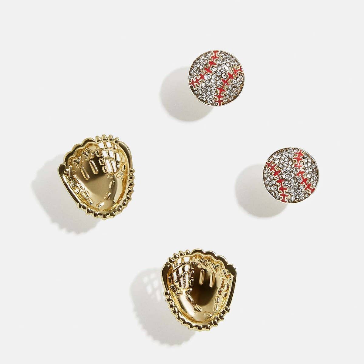 SPORTS SERIES TENNIS FOOTBALL STUD EARRINGS_CWAJE5066