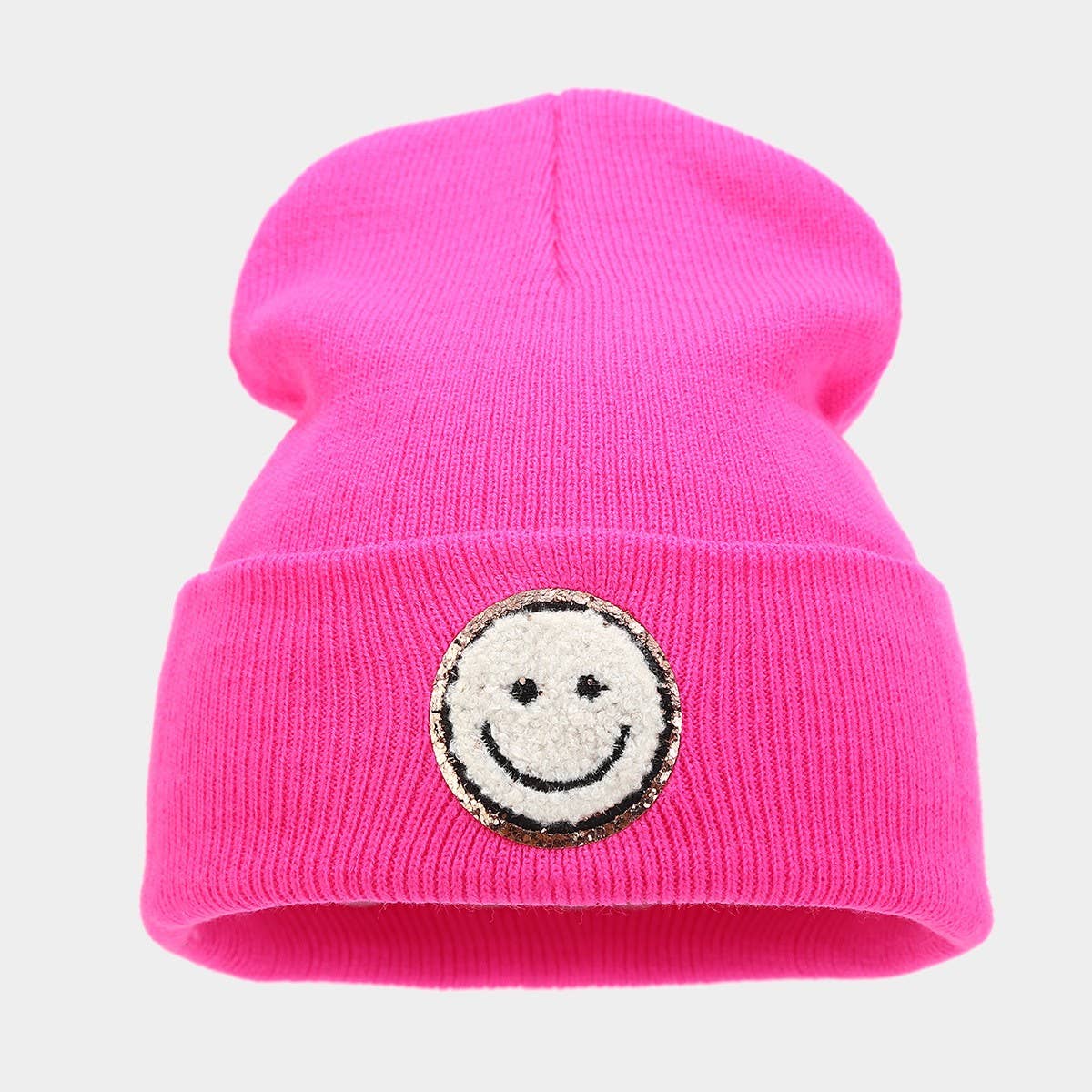 Wool Ha Trendy Brand Knitted Hatsmiley Face_Cwah2081