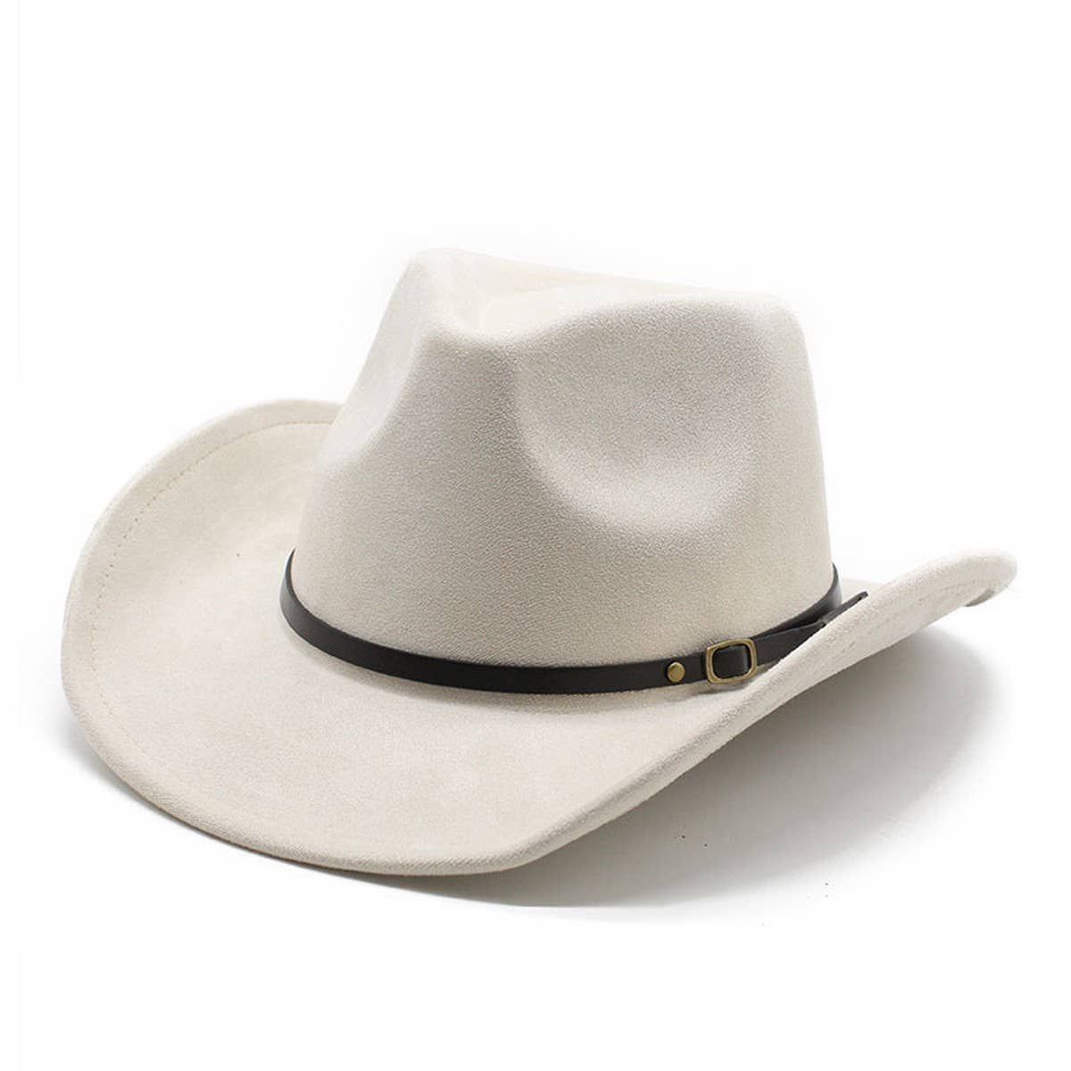 Western Cowboy Hat Brown Jazz Hat Felt Hat_Cwah2497