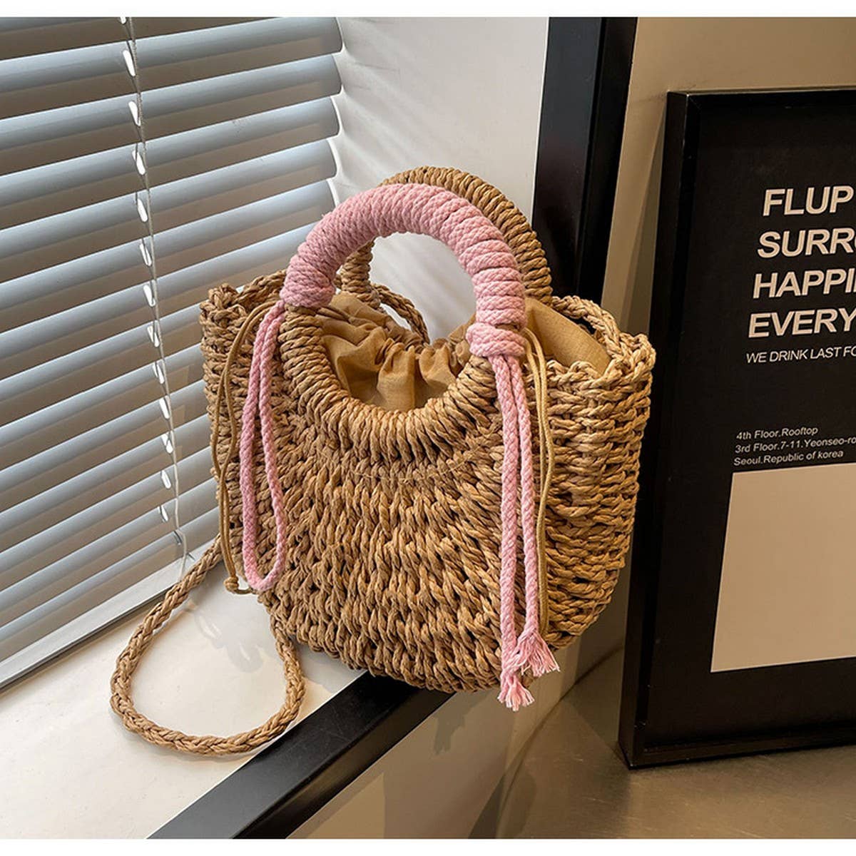 Simple Shoulder Crossbody Beach Handbag_Cwab2318