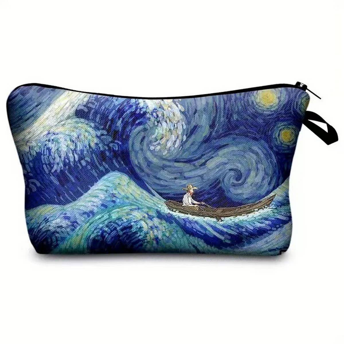 Women Oil Painting Printed Cosmetic Bag_Cwab2268