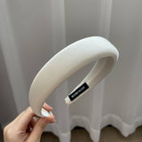 RETRO HIGH END PURE COLOR SIMPLE HEADBAND_CWAHA2851