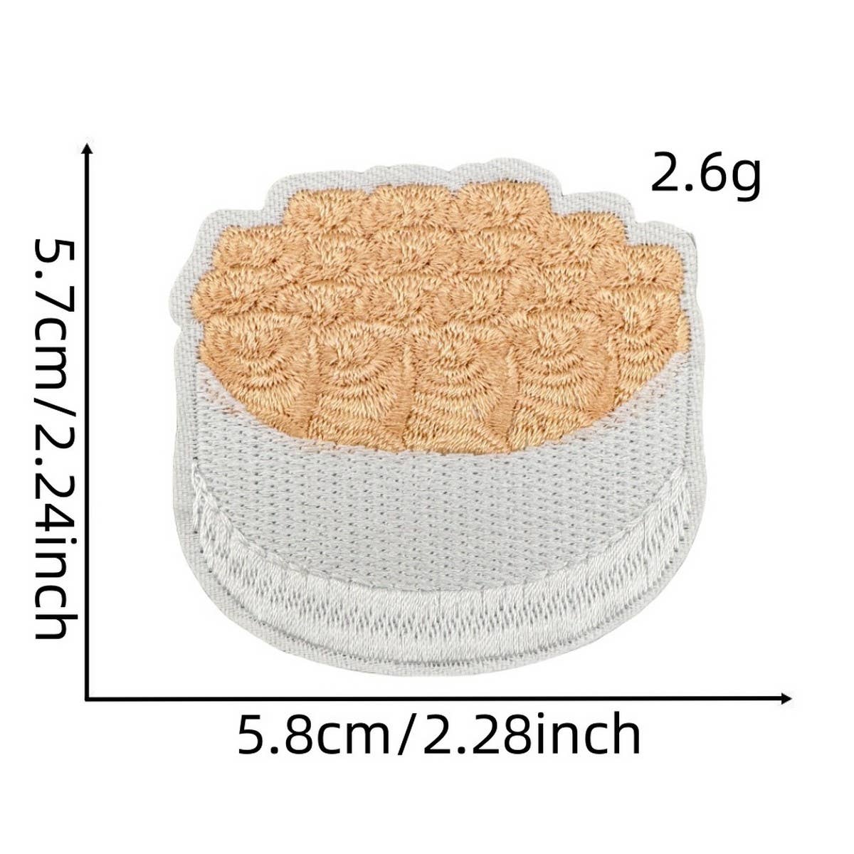 CUTE SOLID COLOR CARTOON BOW EMBROIDERED PATCH_CWMM4027