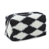 CHECKERBOARD LARGE CAPACITY MAKEUP BAG STORAGE BAG_CWAB1212