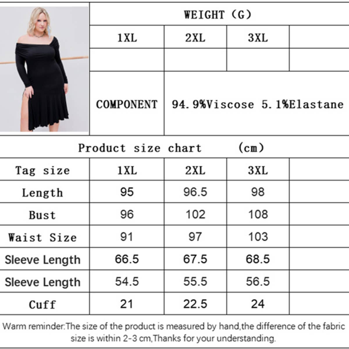 SOPHISTICATED SLANT NECK DRESS SIDE SLIT MIDI_CWDHL1045