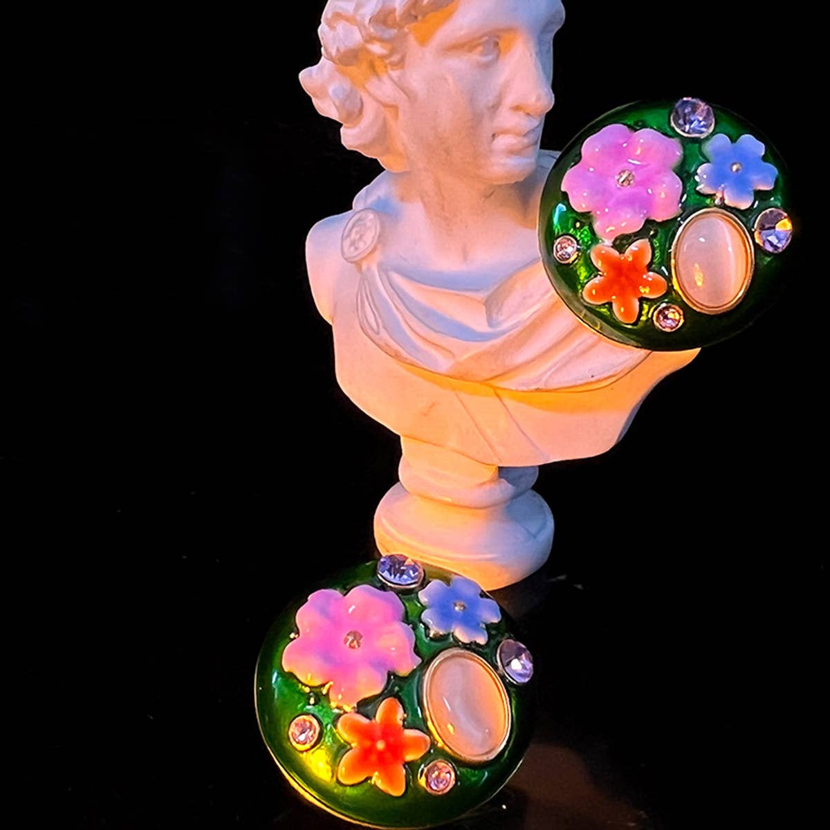 RETRO NEW CHINESE FLOWER STUD EARRINGS_CWAJE1116