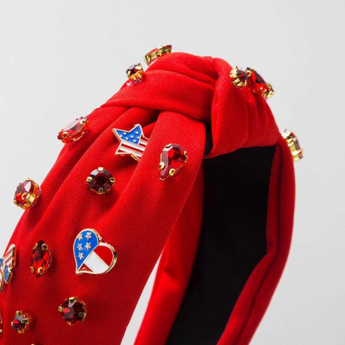 CREATIVE AMERICAN FLAG DIAMOND HEADBAND_CWAHA1254