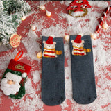 CHRISTMAS SOCKS ELK OLD MAN SOCKS_CWMS0625