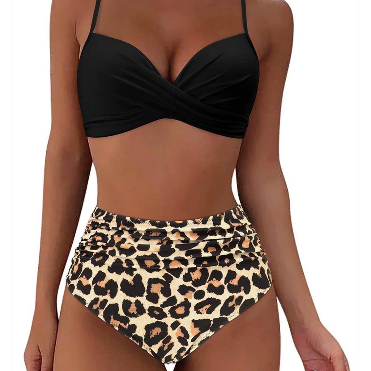 HIGH WAIST BIKINI SET SEXY PUSH UP SWIMSUIT_CWMW0152