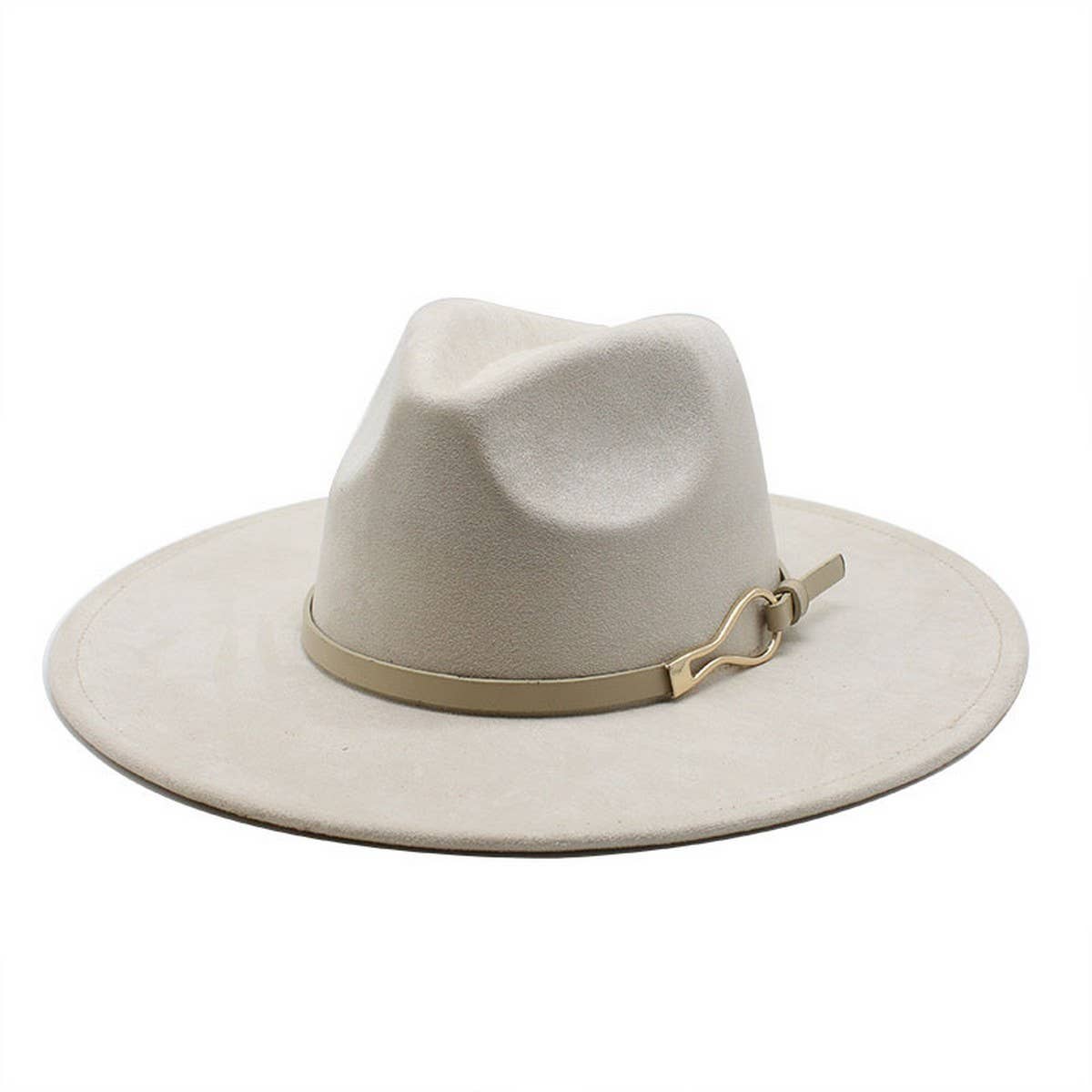 GOURD BUCKLE BELT SUEDE HAT KNIGHT HAT SUN HAT_CWAH2523