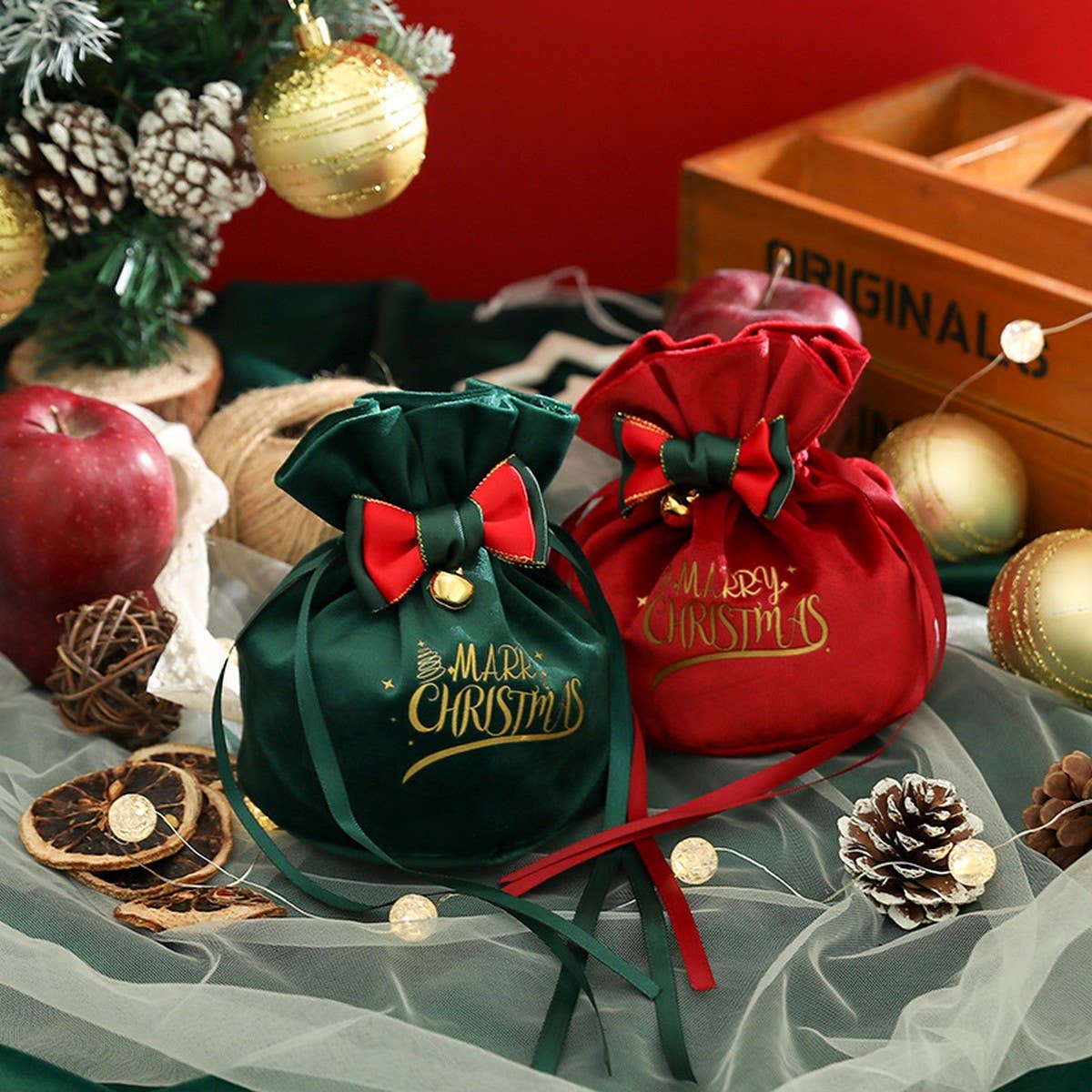 Velvet Christmas Apple Bag Eve Candy Box_Cuab00743