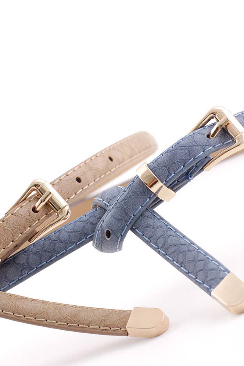 PATTERNED DANDY SLIM BELT_CWABE0077