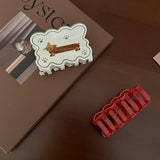 DACHSHUND ACETATE HAIR CLAW CUTE CLIP_CWAHA6028