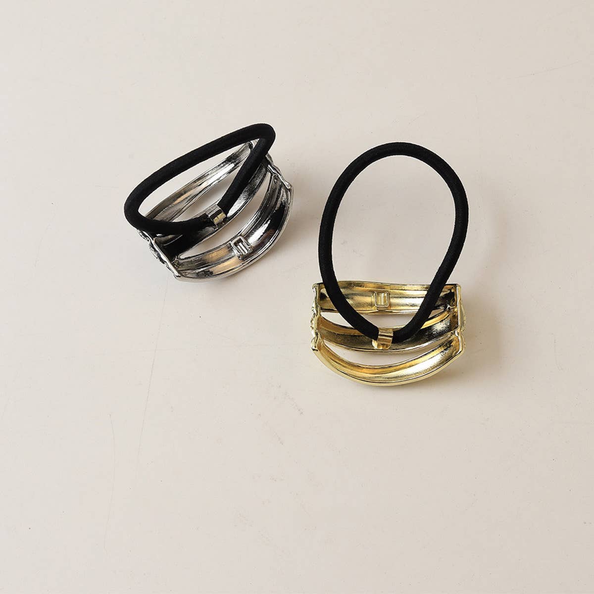 GEOMETRIC COLD STYLE SIMPLE HAIR SCRUNCHIES_CWAHA2673
