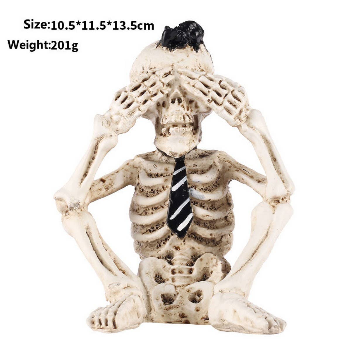 Scary Skeleton Resin Halloween Table Decor_Cwmm9969