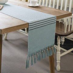 HOUNDSTOOTH TASSEL STYLISH TABLE RUNNER_CWMM1007