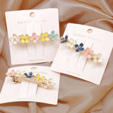 SWEET FLOWER SIDE CLIP SPRING CLIP HAIRPIN_CWAHA4698