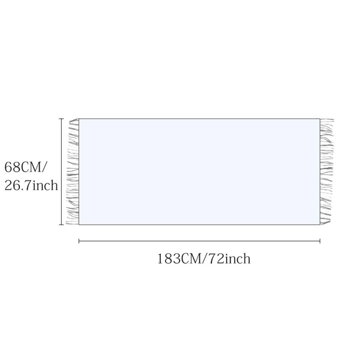 DOPAMINE COLOR MATCHING CASHMERE SCARF WARM_CWASC0220