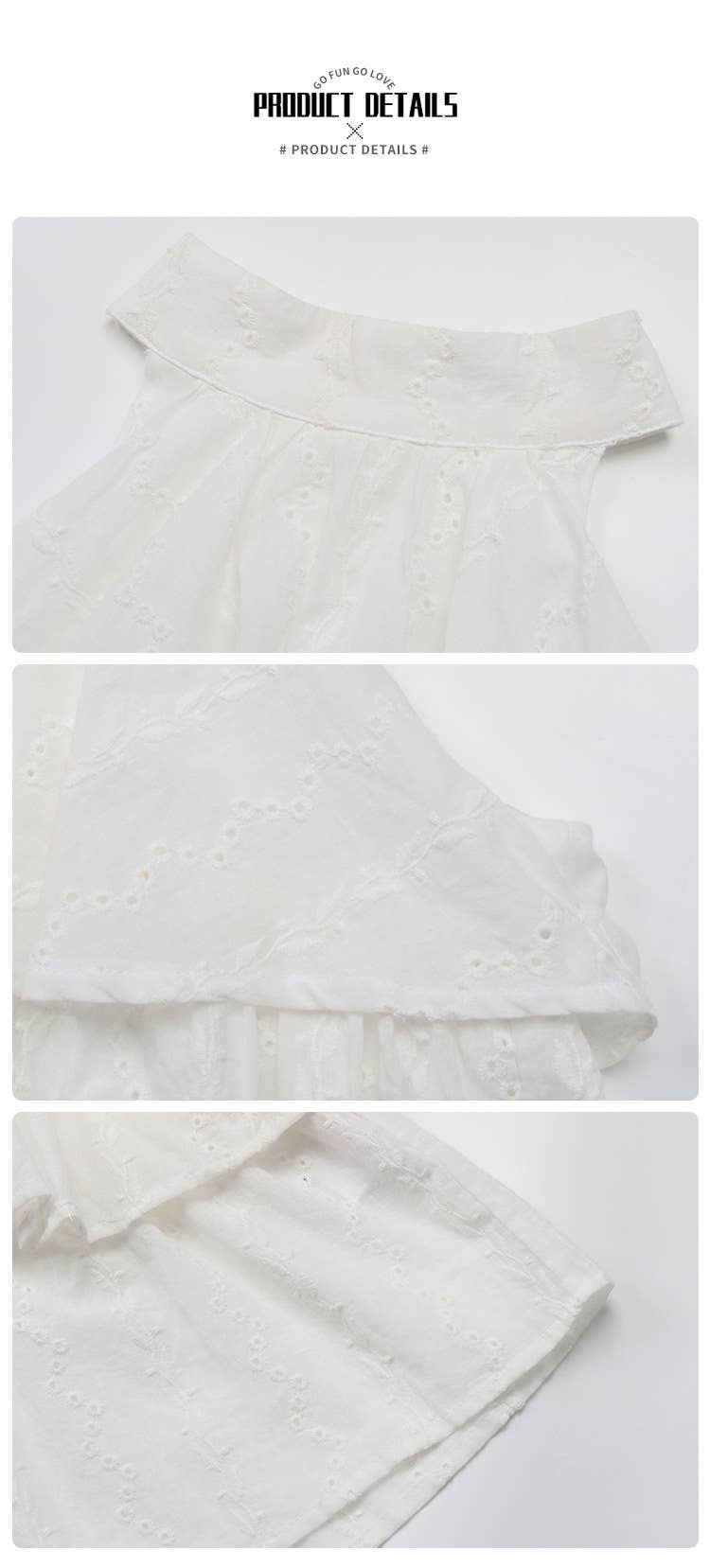 White Sleeveless Tiered Top