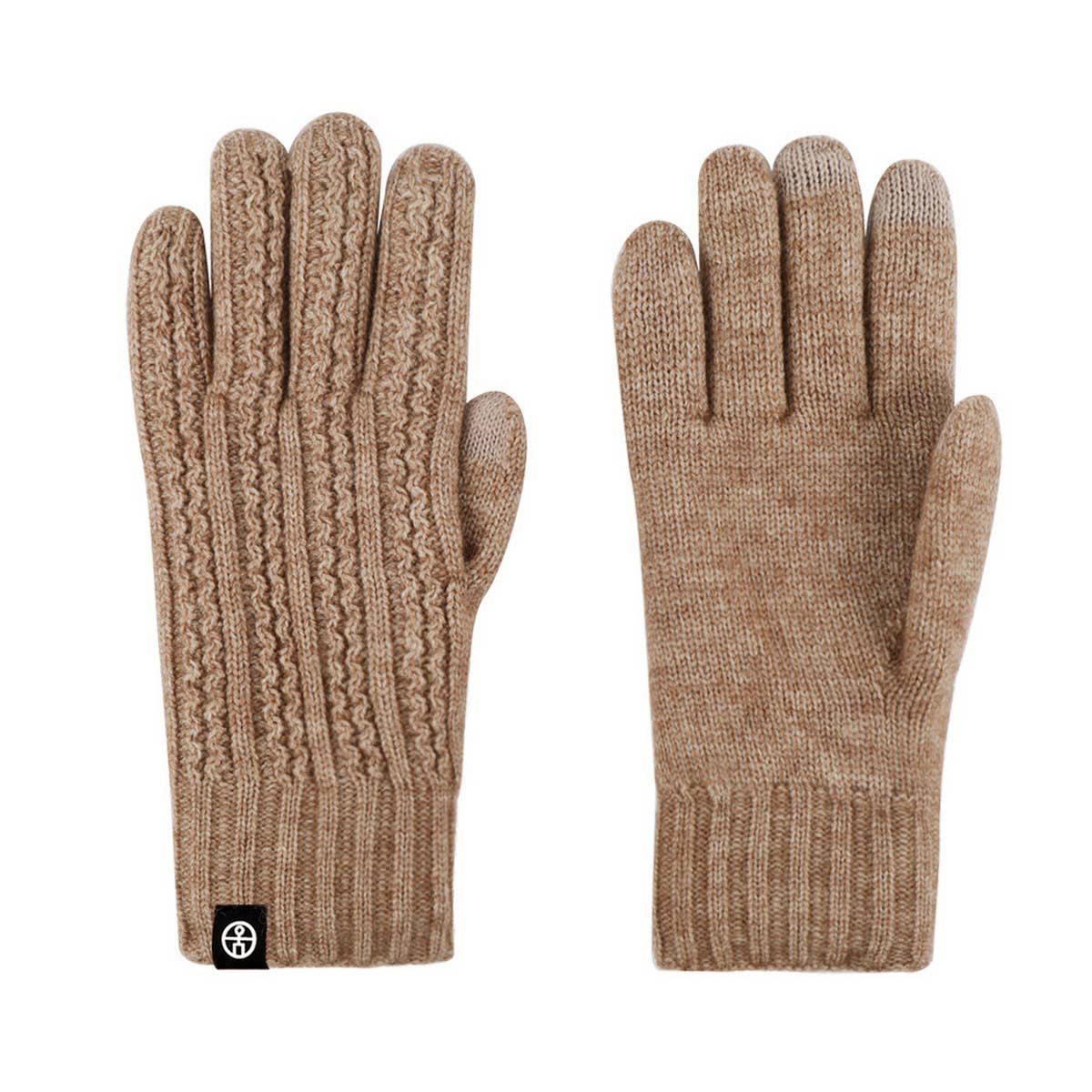 OUTDOOR COLD PROOF SOLID COLOR KNITTED GLOVES_CWAG0396