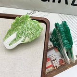 CUTE CABBAGE ACETATE HAIR CLAW CLIP QUIRKY STYLE_CWAHA5743