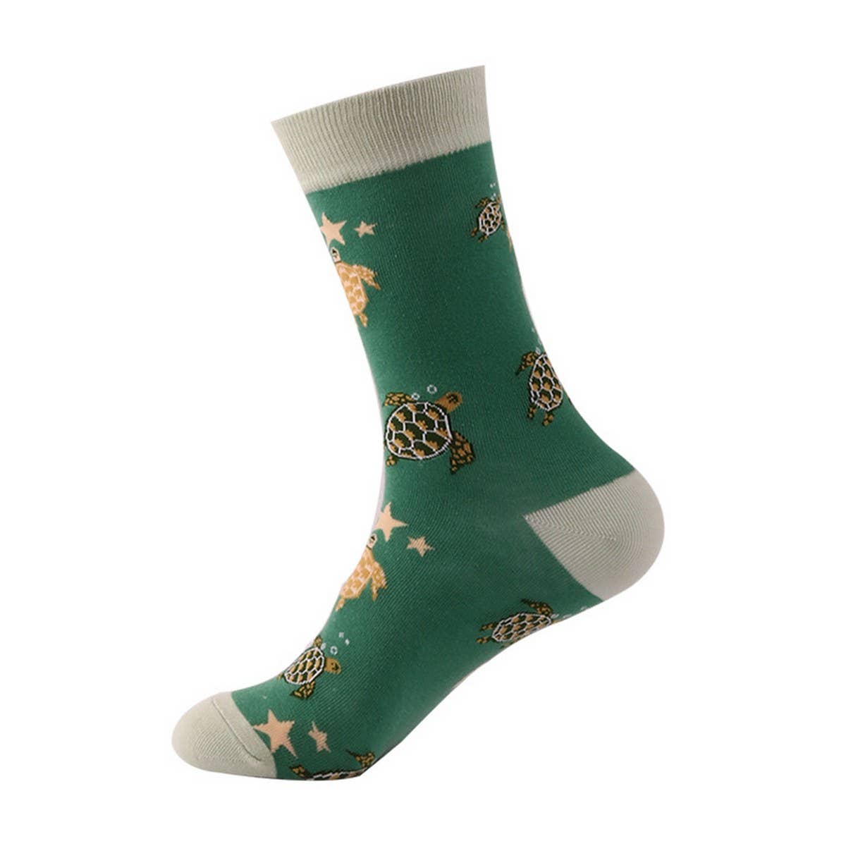 AUTUMN AND WINTER MARINE LIFE MID TUBE SOCKS_CWMS1025