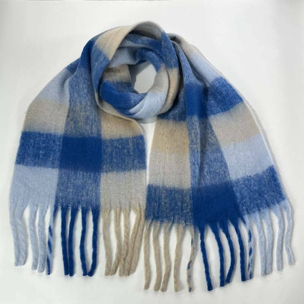 Cwasc1578_Winter Plaid Thickened Warm Scarf Shawl