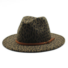 JAZZ HAT FASHION ALL MATCH WOOLEN HAT WIDE BRIM HAT_CWAH2607