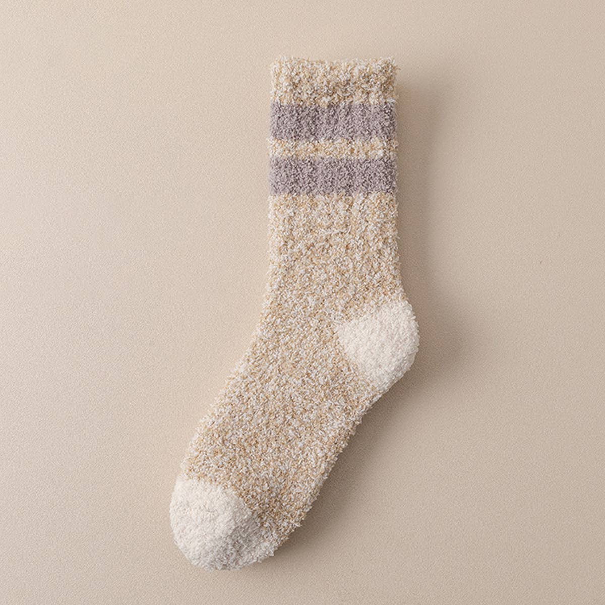 AUTUMN AND WINTER MID LENGTH THICK FLEECE SOCKS_CWMS0772