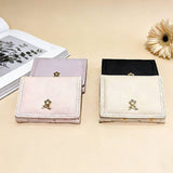 Trendy Printed Mini Trifold Wallet For Students_Cwab06229