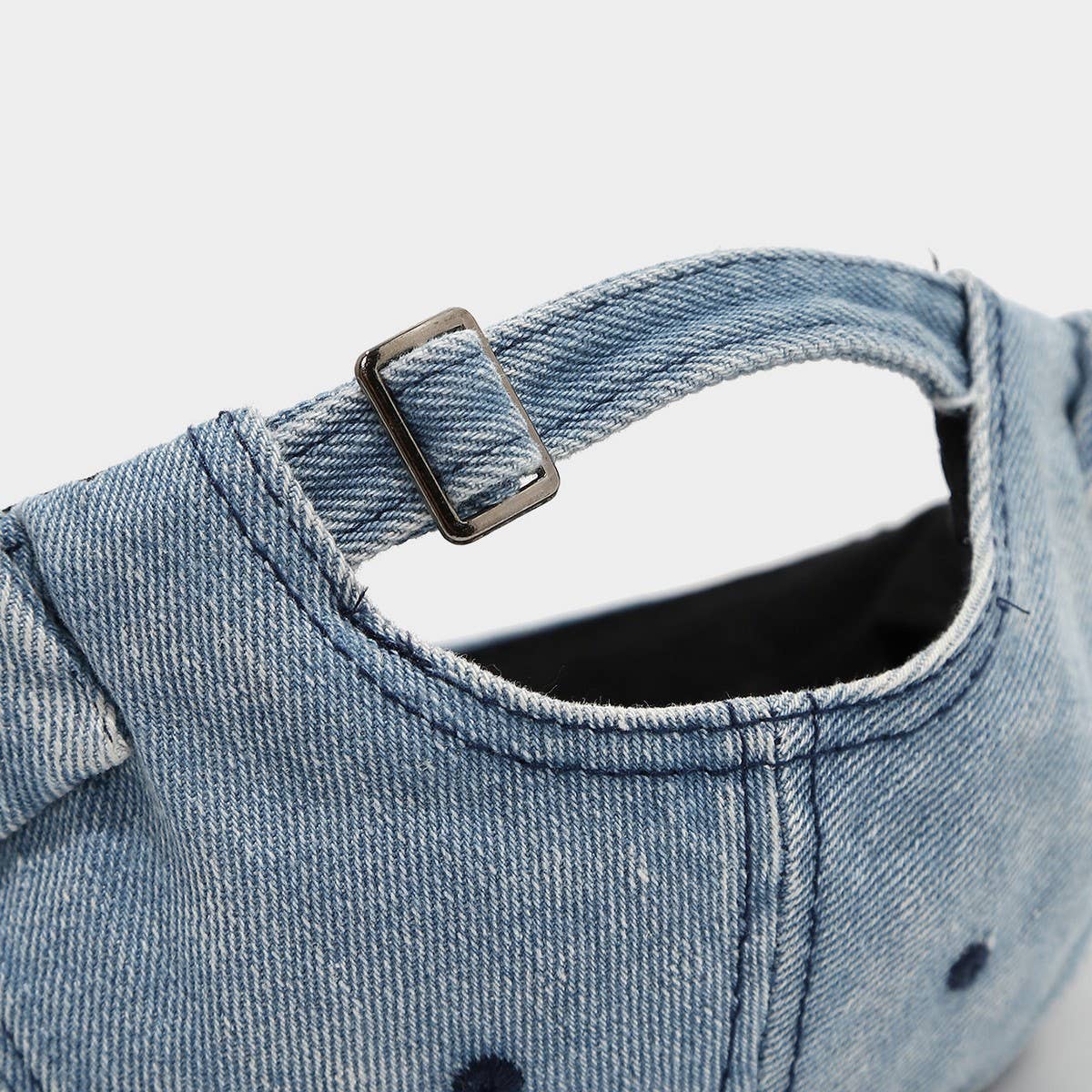 Washed Denim Brimless Sailor Cap Unisex_Cwah04670