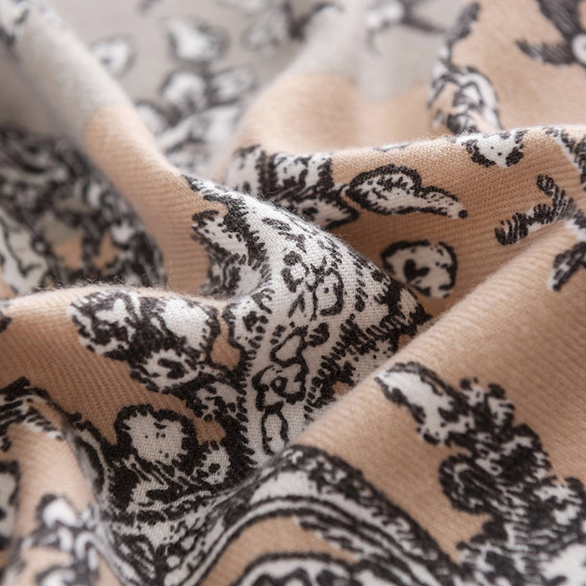 BOHO COLORBLOCK PRINTED SCARF SOFT WARM WRAP_CWASC0442