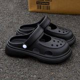 THICK SOLED RETRO HOLE SANDALS_CWSHS0811