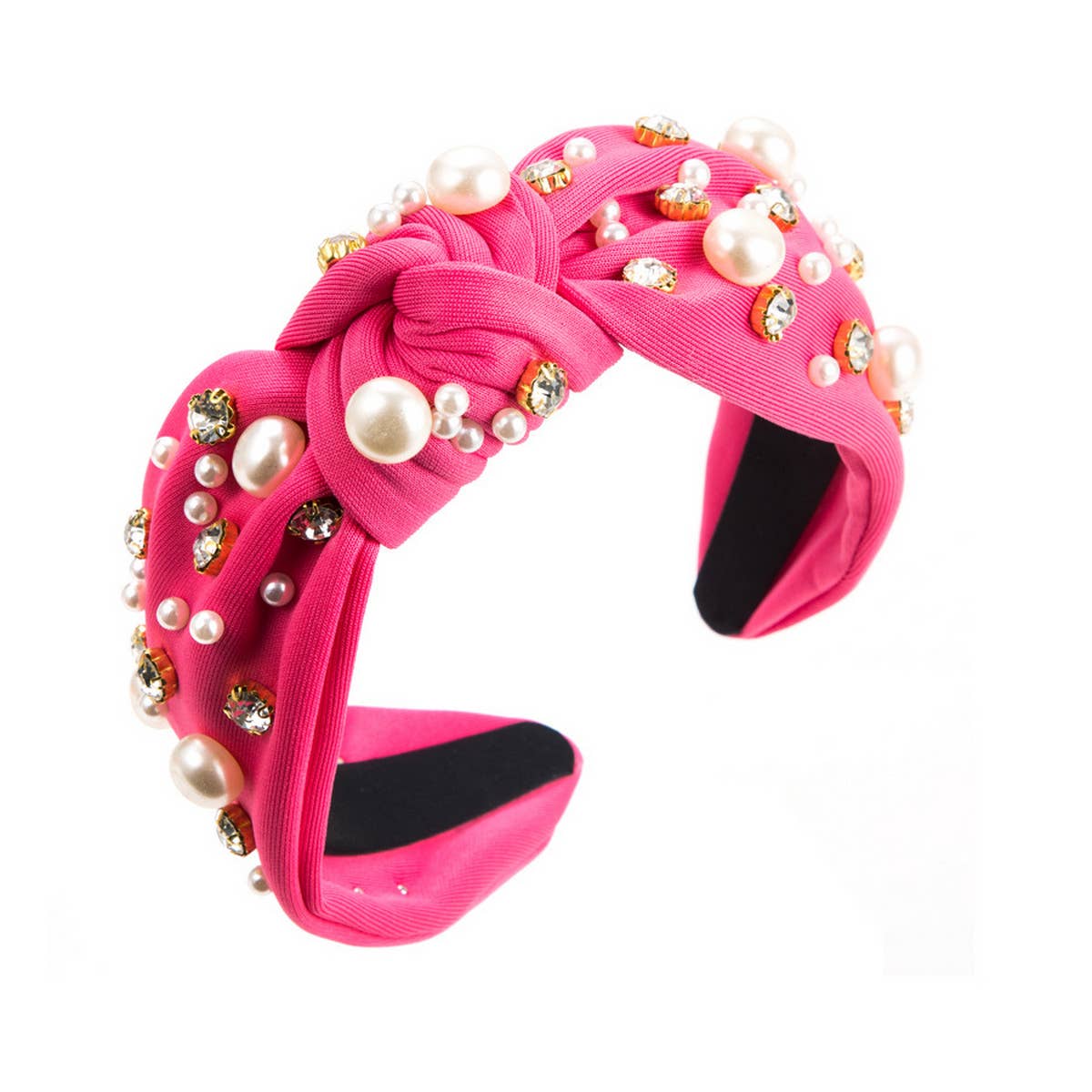 NEW FASHIONABLE WIDE BRIMMED PEARL HAIRBAND_CWAHA0813