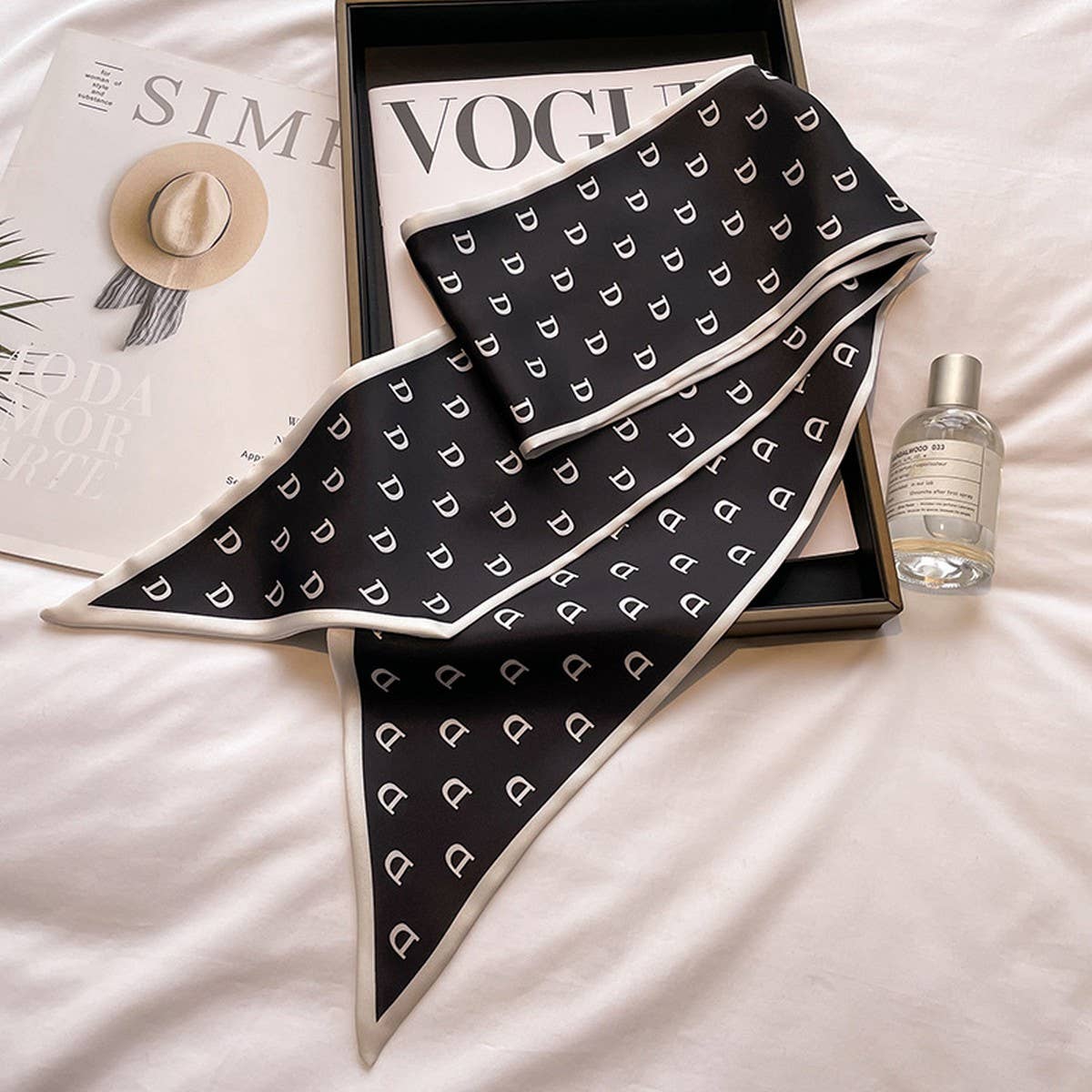 Women¡¯S Long Silk Scarf ? Stylish Neck Accessory_Cwasc03144