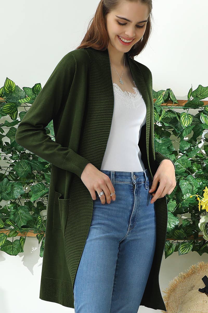 Women Casual Slim Cardigan_Awocal309