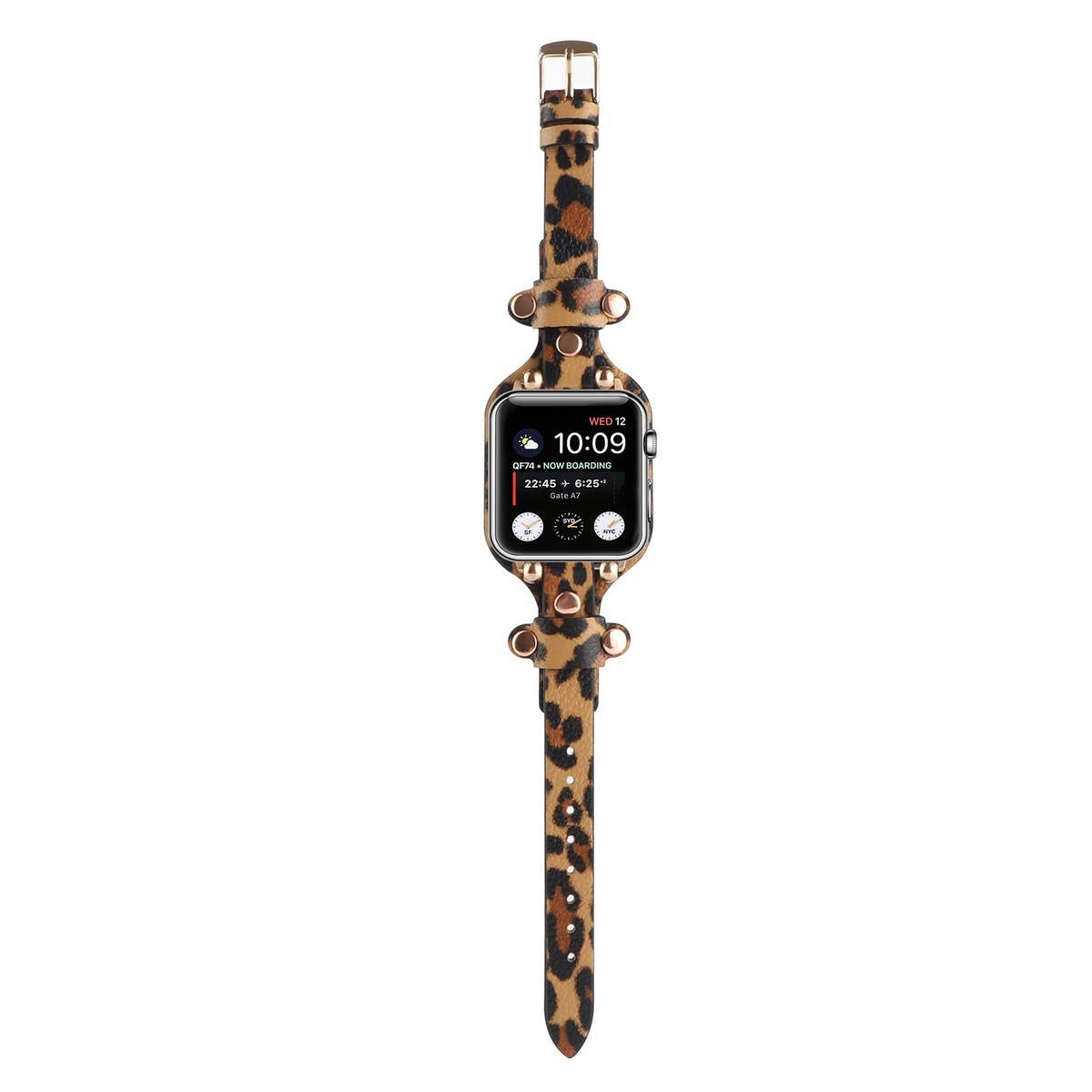 APPLE WATCH9 1 RIVET LEATHER STRAP_CWWW0044