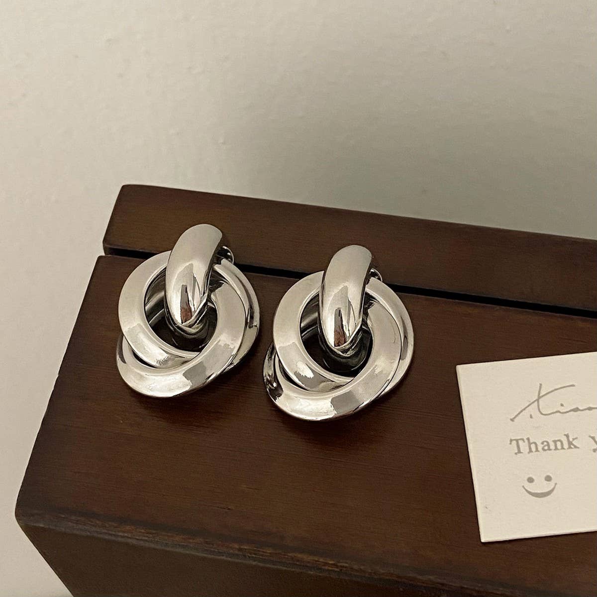 Womens Versatile Metal Elegant Hoop Earrings