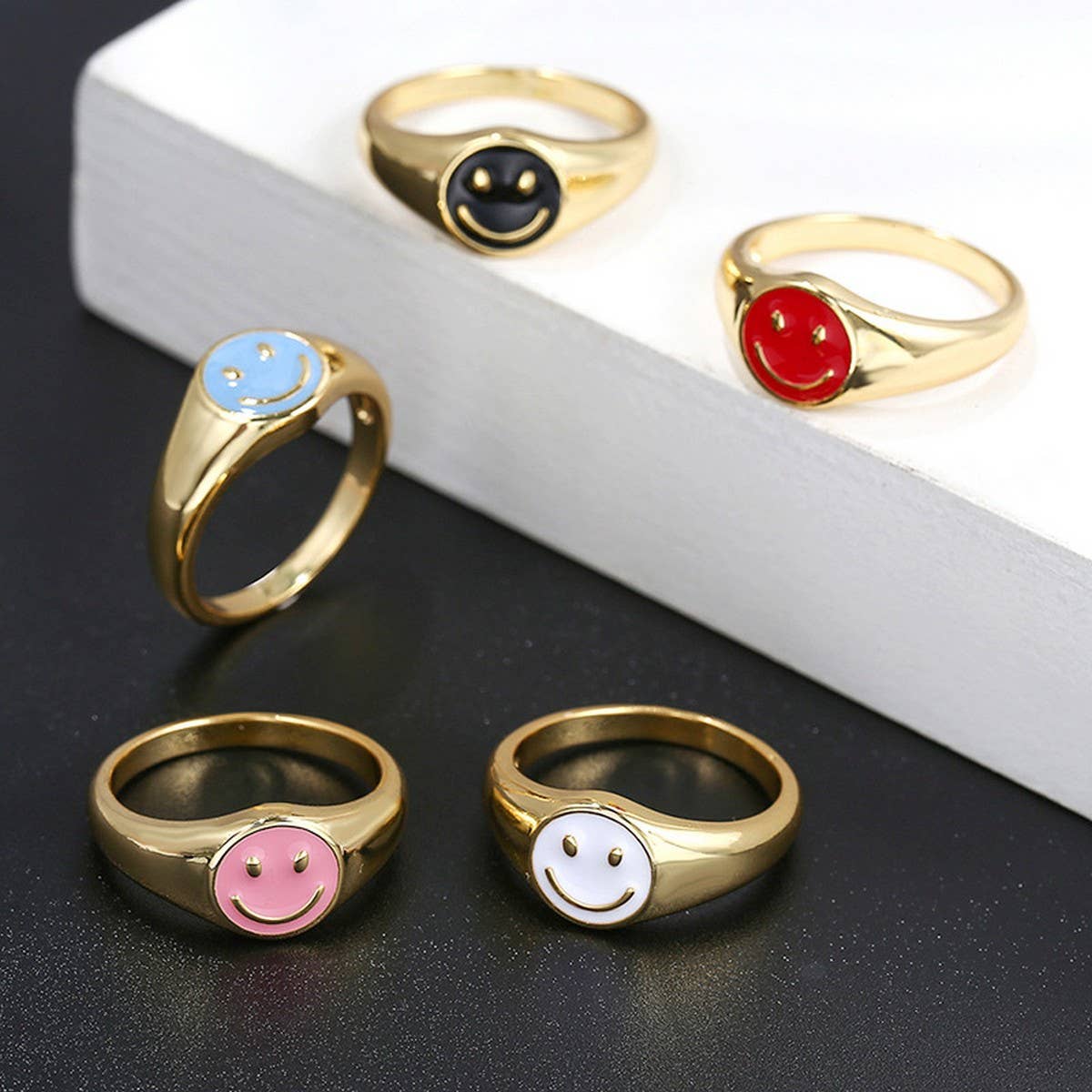 2024 NEW SMILEY CUTE SIMPLE RING_CWAJE1747